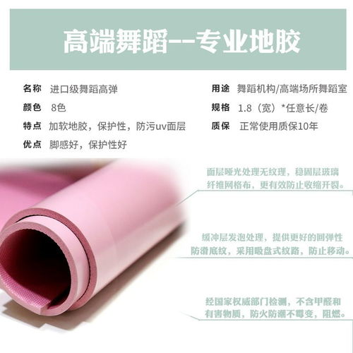 舞蹈專用PVC地膠 瑞琦塑膠地板，助力瑜伽與健身房安全耐磨體驗(yàn)